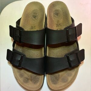 Birkenstock papillo black platform sandals size 41